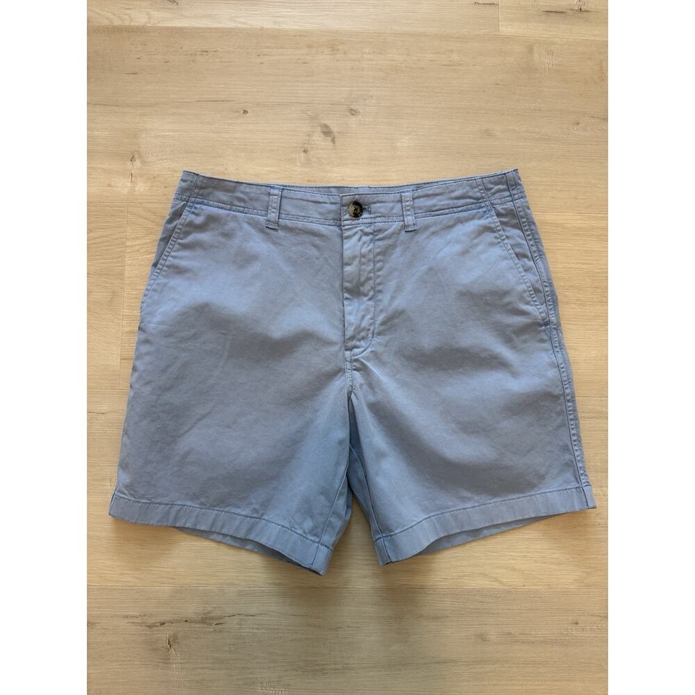 Vineyard Vines Island Shorts Men's Size 31 Blue Regular Chino Stretch Preppy 7”
